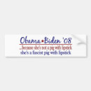 Recherche de lèvres voiture autocollants Obama