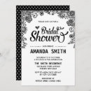 Recherche de lace bridal shower invitations Moderne