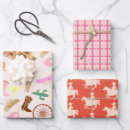 Recherche de anniversaire de cheval papier cadeau Cow girl