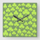 Recherche de st patrick horloges Shamrock