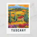 Recherche de vignobles cartes postales Toscane
