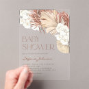 Recherche de invitation au bohème baby shower invitations Herbe de pampa
