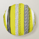 Recherche de motif noir et jaune coussins Pour lui