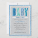 Recherche de blue baby shower invitations Typographie