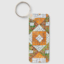 Recherche de motif de mosaïque porteclés Tuile