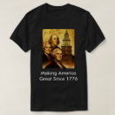 Recherche de pères fondateurs tshirts L'amérique
