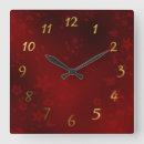 Recherche de fleurs asiatiques horloges Rouge