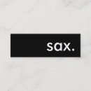 Recherche de pour un joueur de saxophone cartes visite Saxx
