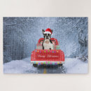 Recherche de terrier de boston puzzles Neige