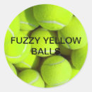 Recherche de boule jaune autocollants Sport
