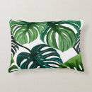 Recherche de feuille de monstera coussins Aquarelle