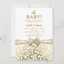 Recherche de glam baby shower invitations Moderne