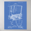 Recherche de mine charbon art Vintage
