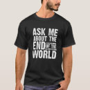 Recherche de apocalyptique tshirts Fin