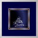 Recherche de arbre abstrait posters Bleu