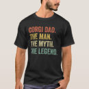 Recherche de corgi hommes tshirts Papa