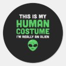 Recherche de alien drôle autocollants Style