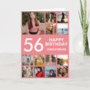 Recherche de de 56 ans anniversaire cartes Cinquante sixième