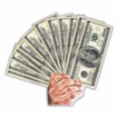 Recherche de dollars autocollants Finance