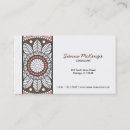 Recherche de mehndi cartes visite Mandala
