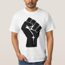 Recherche de poing augmenté tshirts Noir