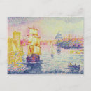 Recherche de pointillisme cartes postales Port
