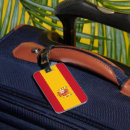 Recherche de drapeau espagnol bagages étiquettes Madrid