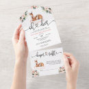 Recherche de fawn baby shower invitations Aquarelle