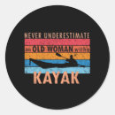 Recherche de vieille femme autocollants Vintage