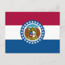 Recherche de drapeau du missouri cartes postales Patriote