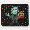 Recherche de monstres mignons tapis souris Halloween