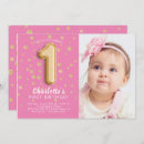 Recherche de photo 1ans anniversaire invitations Jeune fille