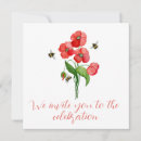 Recherche de coquelicot invitations Aquarelle