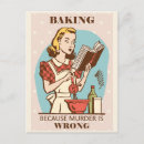 Recherche de cuisine humour cartes postales Rétro