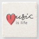 Recherche de music dessous de verres Notes musicales