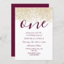Recherche de burgundy anniversaire invitations Scintille