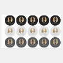 Recherche de lettre o autocollants Monogrammé