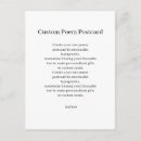 Recherche de poesie cartes postales Moderne
