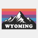 Recherche de wyoming autocollants Rétro
