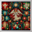 Recherche de anges colorés posters Noël