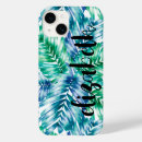 Recherche de palmier tropical iphone coques Monogramme