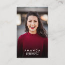 Recherche de performance cartes visite Photographie