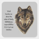 Recherche de animal totem autocollants Loup