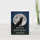 Recherche de loup anniversaire cartes Nature