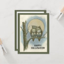 Recherche de hibou halloween invitations Lune