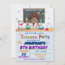 Recherche de science folle invitations Fête d'anniversaire de science