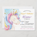 Recherche de pastel unicorn invitations Pour elle