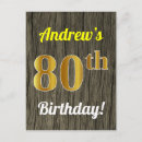 Recherche de 80th anniversaire cartes Élégant