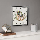 Recherche de cerfs horloges Aquarelle