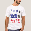 Recherche de calligraphie japonaise tshirts Anime